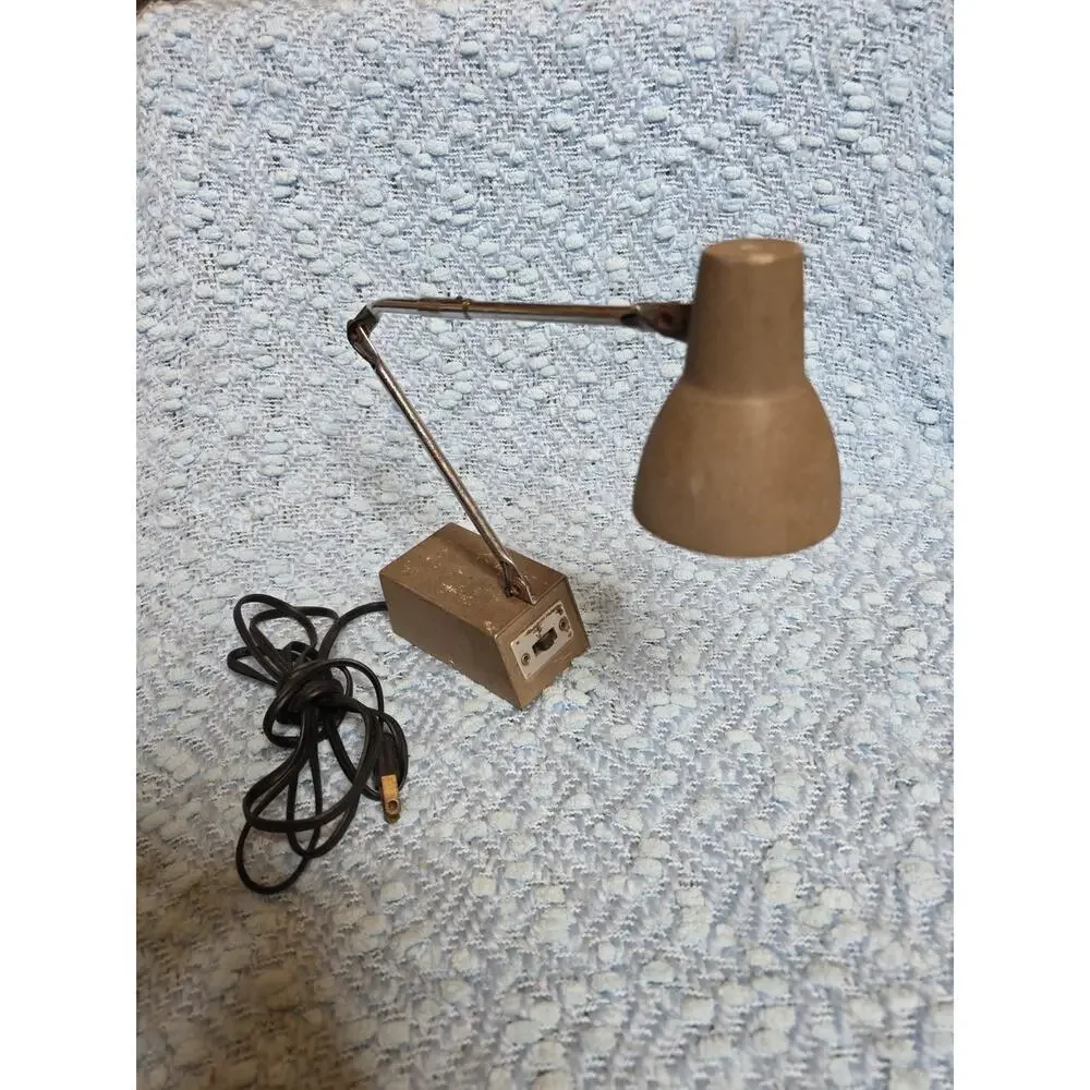 Vintage TENSOR Articulating Mini DESK LAMP‎ 1960s New York USA B3